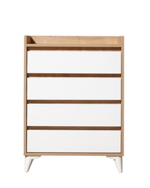Hanah Home Tuvalle 040 Roble Zafiro y Blanco